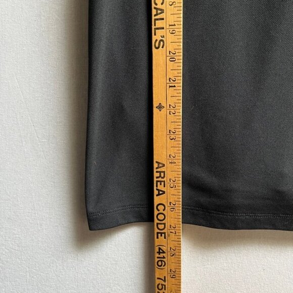 The North Face classic black polo shirt Sz M - Picture 7 of 7